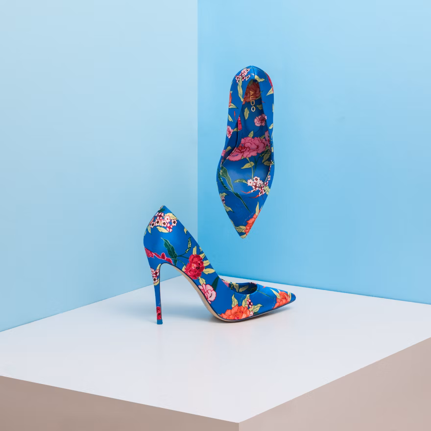 Platform Heels - Crystal Clear